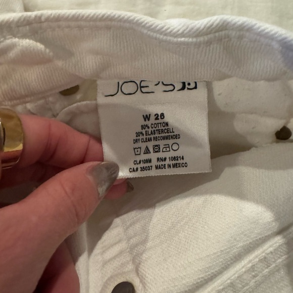 Joe's Jeans Women's White Flare Muse Jeans - Picture 7 of 8